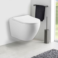 Комплект Унитаз подвесной Vincea Esse + Звукоизоляция Geberit + Инсталляция Duofix Delta 458.149.21.1 с кнопкой смыва, хром