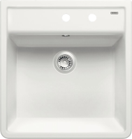 Комплект Мойка Blanco Panor 514501 белая глянцевая, два отверстия + Измельчитель Bort Alligator Mega