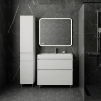 Мебель для ванной комнаты Style Line Атлантика 90 Люкс Plus, напольная, антискрейч