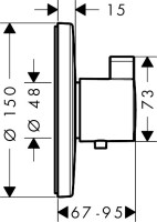 Душевой комплект Hansgrohe Rainmaker Select 460 (2 jet) 24004400 + 26631400 + 27506000 + 15932000 + 15972000 + 15756000