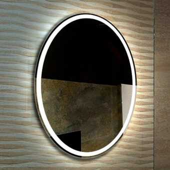 Зеркало круглое Bellezza Vesta 75х90 см, с подсветкой