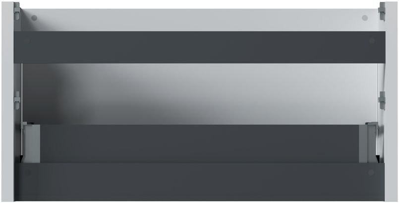 Тумба под раковину без столешницы Allen Brau Gravity 100 1 ящик, матовый белый