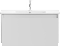 Тумба под раковину без столешницы Allen Brau Gravity 100 1 ящик, матовый белый