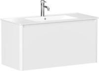 Тумба под раковину без столешницы Allen Brau Gravity 100 1 ящик, матовый белый