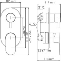 Душевой комплект Wasserkraft A175819