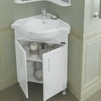 Мебель для ванной комнаты СаНта Аврора угловая