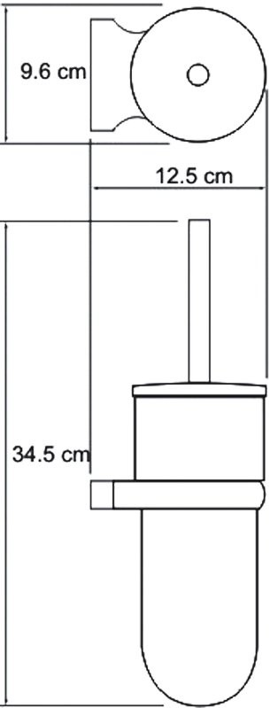 Набор Держатель Wasserkraft Berkel K-6896 + Ершик K-6827