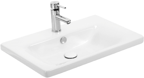 Тумба с раковиной Caprigo Forte 65 подвесная, беленый дуб