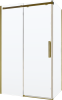 Душевой уголок Veconi Rovigo RV-070G 150x80, брашированное золото