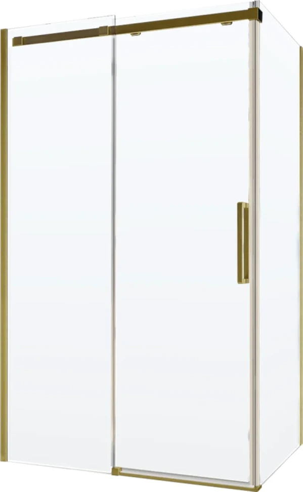Душевой уголок Veconi Rovigo RV-070G 150x80, брашированное золото