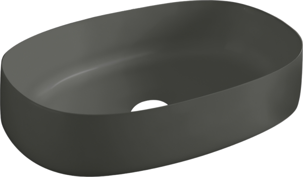 Накладная раковина ArtCeram Cognac COL003 grigio oliva, 55 см