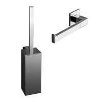 Набор Держатель Colombo Design BasicQ В3708SX + Ершик B3707.CR Набор Держатель Colombo Design BasicQ В3708SX + Ершик B3707.CR