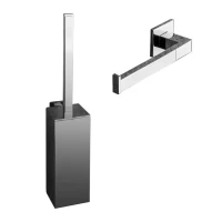 Набор Держатель Colombo Design BasicQ В3708SX + Ершик B3707.CR Набор Держатель Colombo Design BasicQ В3708SX + Ершик B3707.CR
