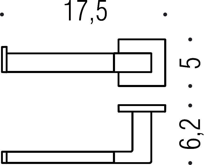 Набор Держатель Colombo Design BasicQ В3708SX + Ершик B3707.CR