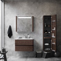 Шкаф-пенал для ванной AM.PM Sensation 40 R табачный дуб Шкаф-пенал для ванной AM.PM Sensation 40 R табачный дуб