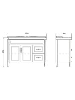 Мебель для ванной комнаты Comforty Палермо Палермо 120