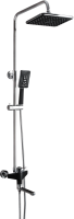 Душевая стойка Frap H57 F2457 хром, черная