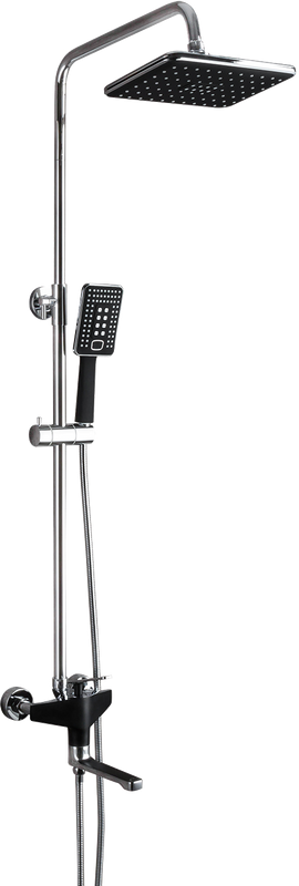 Душевая стойка Frap H57 F2457 хром, черная