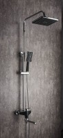 Душевая стойка Frap H57 F2457 хром, черная