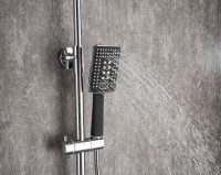 Душевая стойка Frap H57 F2457 хром, черная