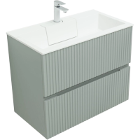 Тумба под раковину без столешницы Aquanet Джейн 80 подвесная, мисти грин