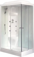 Душевая кабина Royal Bath HP RB 8120HP7-WT-L с низким поддоном, с сиденьем