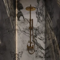 Душевая стойка Boheme Stick 128-GG gold diamond gold Душевая стойка Boheme Stick 128-GG gold diamond gold