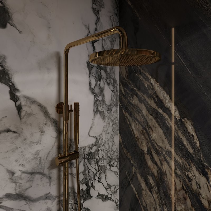 Душевая стойка Boheme Stick 128-GG gold diamond gold