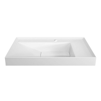 Тумба с раковиной Belux Сиртаки 85 подвесная, голубой малахит матовый, раковина 850-01