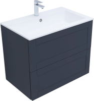 Тумба под раковину без столешницы Aquanet Терра 80 подвесная, маренго