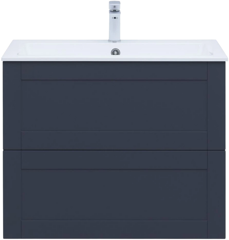 Тумба под раковину без столешницы Aquanet Терра 80 подвесная, маренго