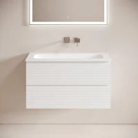 Тумба под раковину Sancos подвесная Folk 2я цв. Bianco FL90W