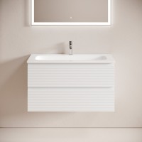 Тумба под раковину Sancos подвесная Folk 2я цв. Bianco FL90W Тумба под раковину Sancos подвесная Folk 2я цв. Bianco FL90W