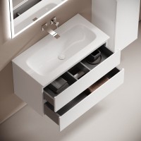 Тумба под раковину Sancos подвесная Folk 2я цв. Bianco FL90W Тумба под раковину Sancos подвесная Folk 2я цв. Bianco FL90W