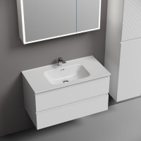 Тумба под раковину Sancos подвесная Folk 2я цв. Bianco FL90W Тумба под раковину Sancos подвесная Folk 2я цв. Bianco FL90W