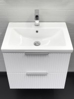 Мебель для ванной комнаты Comforty Лима 60П2 подвесная, матовая белая