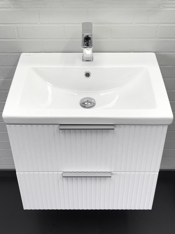 Мебель для ванной комнаты Comforty Лима 60П2 подвесная, матовая белая