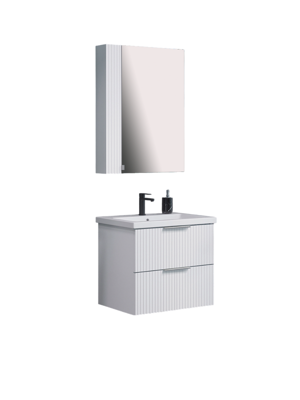 Мебель для ванной комнаты Comforty Лима 60П2 подвесная, матовая белая