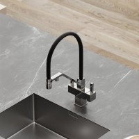 Смеситель для кухни Sancos Loro SC4007CH с гибким изливом, хром