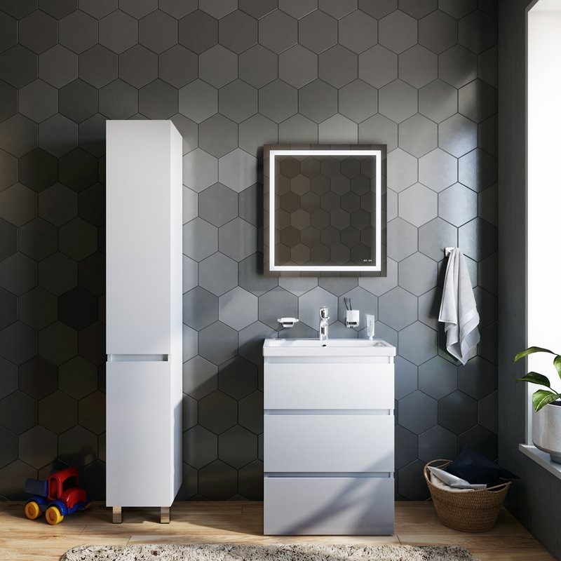 Мебель для ванной комнаты AM.PM Gem S 60 напольная + F90A02100 + A9034200 + A9034300 + A9035600