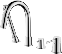 Смеситель на борт ванны AQUATEK Европа AQ1348CR хром