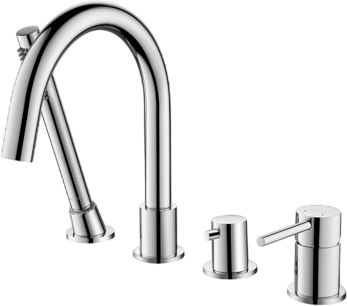 Смеситель на борт ванны AQUATEK Европа AQ1348CR хром