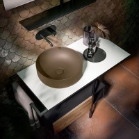 Накладная раковина Kerasan Nolita 534488*0 40 см, bruno matt