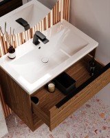 Мебель для ванной комнаты La Fenice Tesoro 100 дуб галифакс табак