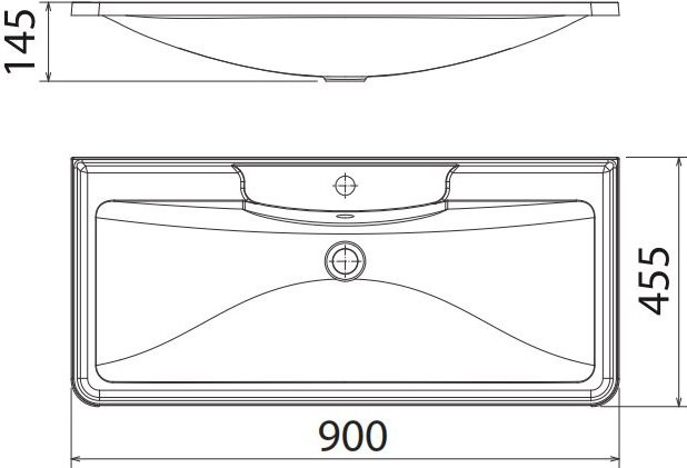 Тумба с раковиной BelBagno Acqua 90 напольная, bianco lucido