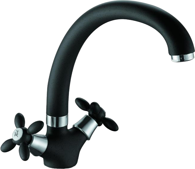 Смеситель для кухни D-lin D153808-A черный