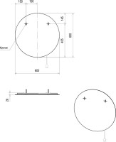 Мебель для ванной комнаты KERAMA MARAZZI Piano Forte 65 подвесная, белая глянцевая