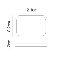 Мыльница Wasserkraft Paar K-4229 черная