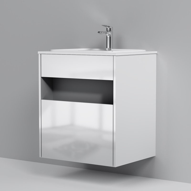 Мебель для ванной комнаты AM.PM Func 60 белый глянец