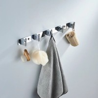 Крючки для ванной и кухни / планка с 5 крючками Shevanik SG5751, хром Крючки для ванной и кухни / планка с 5 крючками Shevanik SG5751, хром